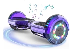 ELEKGO Hoverboard da 6,5 pollici con altoparlante Bluetooth, luci a LED per bambini