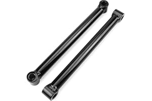AIRCMT 4'' Lowering Link Kit Compatible With Harley-Davidson Sportster 883 1200 + Dyna Motorcycle 10'' Length Rigid Hardtail Struts (Gloss Black)