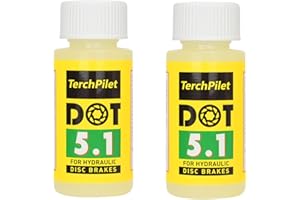 TERCHPILET Olio DOT 5.1 ad alte prestazioni DOT per freni a disco idraulici SRAM/Hayes/Hope/Formula, 120 ml