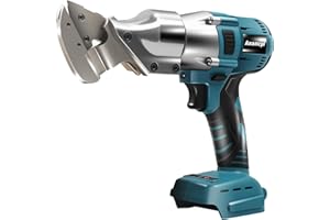Akku-Metallschere für Makita 18V, Bürstenlos Elektrische Schere zum Schneiden von Stahl, Blechschere Elektrisch Akku Schere für Bleche, Teppiche, Stoff, Leder, Papier (ohne Akku)