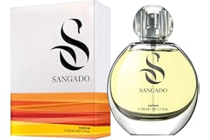 GARDENIA przez SANGADO, Perfumy dla kobiet, 8-10 godzin długotrwałego utrzymywania się, Luksusowy zapach, Kwiatowe, Delikatne francuskie esencje, Ekstra skoncentrowany (Parfum), 50 ml Spray