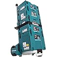 Makita STACK1 Stackable Case 4 Piece Set with MakPac Trolley - Makita 821549-5 Type 1 Makpac Case - Makita 821551-8 Type 3 Makpac - Makita 821550-0 Type 2 Case - Makita 821552-6 Type 4 Makpac Case