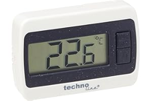 Technoline Thermometer WS 7002 MIN/MAX Temperaturanzeige, genaue Werte, Weiß, 6,0 x 1,4 x 4,0 cm