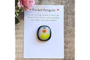 ARVOV Pocket Penguin Hug, Pinguin Geschenk, Pinguine Kleine Umarmung, Ermutigende Geschenke, Trost Geschenke, Get Well Soon Gift, Mini Pinguin Spielzeug Dekoration (Pinguin)