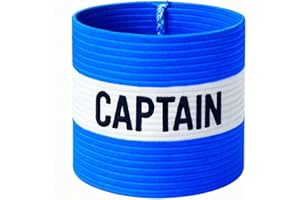 Fitness Health Football Band Soccer Captain's Armband Design Captain Band for Adult and Youth, 5 Colours Available for Multiple Sports, Elastic Arm Band for Captain