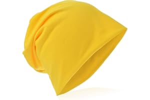 Miobo Slouch Beanie - Gorro largo para hombre y mujer, color liso