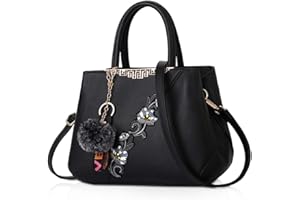 NICOLE & DORIS Sacs à main pour femmes sacs à bandoulière à la mode motif de fleurs Sac d'épaule épissage couleur