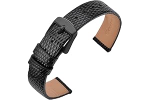 ANNEFIT Cinturino Pelle 10mm 12mm 13mm 14mm 15mm 16mm 18mm 20mm Cinturini per Orologi Donna, Fibbia in Acciaio Inossidabile