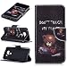 Produktbild LMAZWUFULM Hülle für LG Mobile G6 /H870 5,7 Zoll PU Leder Magnetverschluss Brieftasche Lederhülle Malerei Wütender Bär Muster im Bookstyle mit Stent-Funktion und Karten Slot Schutzhülle Ledertasche Flip Cover für LG Mobile G6 2017 /LG H870 (5,7 Zoll)