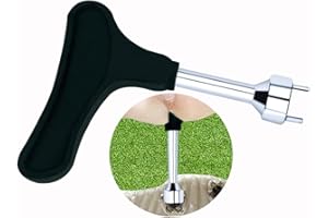 DEHUA Golf Spike Wrench, Golf Shoe Cleat Wrench Remover, Handheld Golf Shoe Cleat Wrench Maintenance Tool Accessories, Used for Golf Spikes, Sneakers with Spikes (Black)