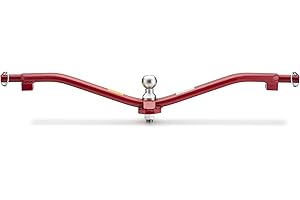 ‎FKSTRAILER FK Söhnchen Ackerschiene verdrehsicher mit Kugelkopf, Kat II, bis 3,5 Tonnen Zuglast, Anhängerkupplung (Kat. II, bis 3,5t, 800,5mm lang), rot