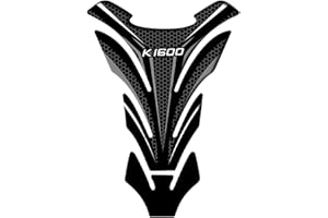 WOLWES Protector Depósito Moto Compatible Con BMW Para K1600 K1600GT, Pegatinas Protección Para Almohadilla De Tanque De Motocicleta, Protector De Agarre Lateral Para Rodilla, Pegatinas Decorativas ( Color :