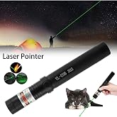 Gaman Yeni Nesil Micro Usb Şarjlı G&uuml;&ccedil;l&uuml; Yeşil Lazer Pointer Siyah Metal Kasa 2022 Model