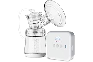 Lulia Electric Breast Pumps, Electric Breastfeeding 3 Modes & 4 Levels Ultra-Quiet BPA Free, Rechargeable Breast Milk Pump for Home and Travel