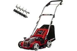 Einhell Akku-Vertikutierer-Lüfter GE-SA 36/35 Li-Solo Power X-Change (Li-Ion, 36 V, bürstenloser Motor, 35cm Messerwalze, 28L Fangsack, einstellbare Arbeitstiefe, ohne Akku & Ladegerät)