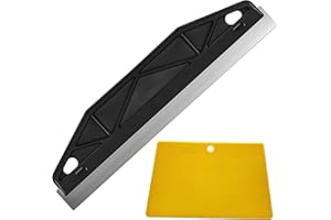 BISIENYA Cutting in Tools for Painting,Stainless Steel Cutting in Tools for Painting Tools Cutting in Paint Tool for Cutting Inpaint Guide&Measurement Trim&Paint Guard Comes with Trapezoidal Scraper(Black)