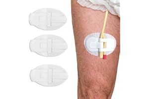 MESINURS Katheter-Beinband-Fixierungs-Aufkleber – Harnröhrenhalter, Klebepad, rutschfest, Entwässerungsstabilisierungsgerät für Inkontinenz (3 Stück)