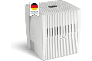 ‎VENTA Venta Luftbefeuchter LW25 Comfort Plus, sehr leise 24 dB(A), energieeffizient 3 Watt, hygienische Kaltverdunstung ohne Filter, großer 7 l-Tank, bis 45 m², Automatik-, Sleep-Modus, mit Duftfunktion