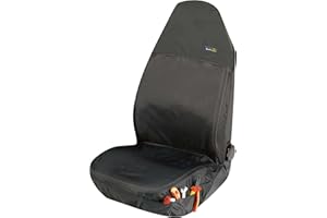 WALSER Protège-siège de Voiture Outdoor Sports, Housse de siège de Voiture Universelle, Couvre-siège de Voiture, Cale de Protection de Voiture Noir