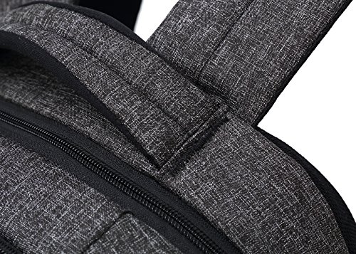 Wasserdicht Rucksack mit USB-aansluiting -Evershop Universal 15 6 Zoll Laptoptasche Diebstahlsicherung kratzfester Slim Backpack f  r Business School 