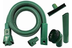 DL SERVICE TUBO ASPIRAPOLVERE FOLLETTO FLESSIBILE KIT ACCESSORI VK 130-131 VK 135-136 VK 140-150-200 COMPATIBILE, Verde