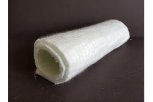 GENERICO AVIERA - Lana di Vetro per silenziatori marmitta 390x500mm ad alta temperatura per moto 50cc scooter 50cc ciclomotore spessore 12mm resiste fino a 600° con un peso di 300grammi