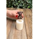 Feathered Bear Mini Silicone Candle Mold