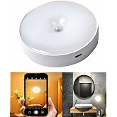 Forlife Usb Şarjlı Hareket Sens&ouml;rl&uuml; Otomatik 8 Led Aydınlatma Işık Mıknatıslı Koridor, Banyo, Dolap, Merdiven, Gece Lambası, 