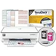 VersaCheck HP Envy 6055 MXE MICR Printer X1 Gold Printing Software Bundle, White