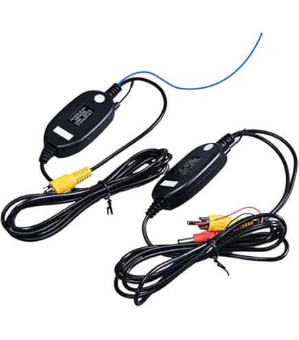 Trasmettitore Video Wireless A Colori 2.4G E Ricevitore Per Telecamera Di Sostegno Del Veicolo/fotocamera Anteriore 'automobile, Di Monitoraggio A Telecamera Posteriore (interfaccia AV