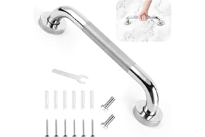 ACWOO Uchwyt ze stali nierdzewnej antypoślizgowy, antypoślizgowe uchwyty do WC, uchwyt łazienkowy ze stali nierdzewnej, bezpieczny uchwyt dla seniorów, kobiet w ciąży i dzieci, do prysznica/schodów