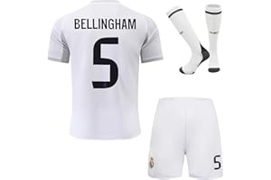 DMDMK R.Madrid #5 Bellingham 2025/2026 Heim Trikot Shorts und Socken Kinder und Jugend Größe