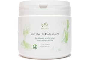 Benessence - Citrate Potassium en poudre soluble - Intégrateur Alimentaire - 250 jours d'intégration - 500 gr