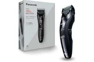 ‎PANASONIC Panasonic ER-GC53K503 Haarschneider für Männer, tragbarer, kabelloser, wasserdichter Trimmer, 19 Längeneinstellungen, 1 Aufsatz, kabelloser & kabelgebundener Betrieb, Schwarz