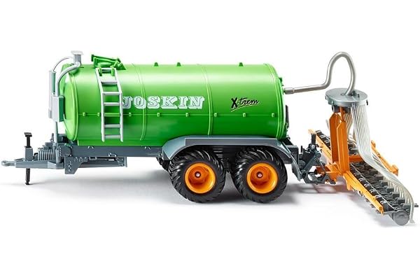 siku 2270 – Remorque d’épandage d’engrais, 1:32, Métal/Plastique, Vert, Tuyau distributeur amovible, éléments mobiles