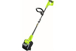 Ryobi Urządzenie do czyszczenia tarasów ze szczotką myjącą, ergonomiczny uchwyt, teleskopowe ramię, beznarzędziowa wymiana szczotek, w zestawie szczotka do szorowania, bez akumulatora i ładowarki