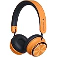 Zebronics Zeb-Bang Pro Bluetooth Wireless On Ear Headphones with Mic V5.0, 30H Backup, Foldable, Call Function, Voice Assistant, Built-in Rechargeable Battery, Type C, 40Mm Driver and Aux (Orange)
