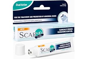 ScarMD silikongel med applikator (15 g) - riktad ärrvård med kulspets. Minskar aknemärken, kirurgi och bristningar. Berikad med naturliga silikoner och vitamin E.