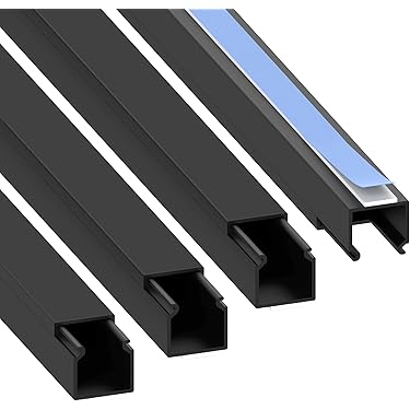 Goobay halfronde aluminium kabelgoot - montagemateriaal meegeleverd met