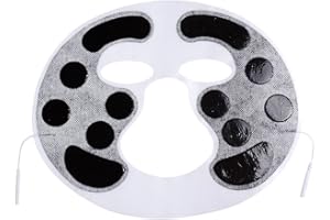 KONMED 1 Stück Face Pad Elektroden Wiederverwendbare TENS/EMS-Elektroden-Pads mit Premium-Gel