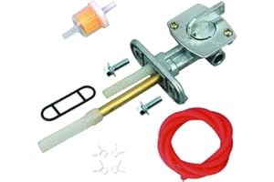 Wingsmoto Robinet d'essence pour robinet d'essence Tracker 250 TTR125 YFB KLF300 2003-2011 avec filtre à carburant