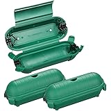 DEWENWILS Outdoor Waterproof Extension Cord box with 3 Pack, Water-Resistant Seal Housing with 4 Latches, Plug Socket Covers 