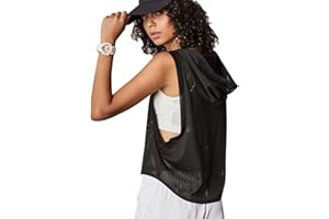 Hanyomo Donna Fitness Top smanicati Maglia Felpa Sport Hoodies Corsa Magliette Allenamento Cime