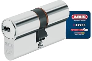 ABUS Cylinder profilowy XP20SN 30/45 z kartą bezpieczeństwa i 3 kluczami, 73718, nikiel
