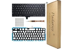 PARDARSEY Padarsey Ersatz Keyboard mit Hintergrundbeleuchtung mit 80 PCE Screws Spanisch ESPAÑOL Teclado Kompatibel für MacBook Pro Unibody 13-Zoll A1278 2008 2010 2012 2013 2015 Jahr mit Schraubenzieher