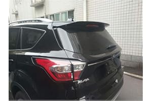 ASDDD Premium ABS Car Trunk Rear Spoiler for Ford Escape Kuga ST Spoiler 2013-2019, Bumper Roof Tail Window Top Wing Lip Spoiler, Car Modification Styling Accessories