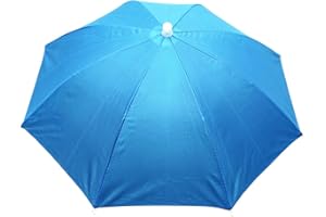 Virtcooy UV Protection Umbrella | Folding Umbrella Hat for Adults and Kids - Foldable Adjustable Headwear for Fishing Golf Camping Beach Gardening Outdoor