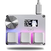 Hall SayoDevice O3C Quick Activation Magnetic Linear Switches | Geometry Dash OSU Rhythm Games with Knob and Display, Copy an