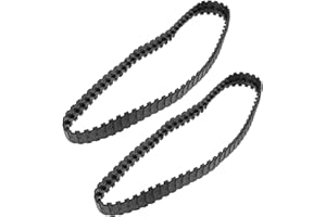 UPKOCH Cingoli in Gomma Per Carri Armati Rc 12.6 Pollici X 1 Pollice Kit Di Sostituzione Facile Installazione Per Robot Modellismo E Superfici Scivolose