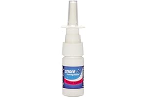 Snoreeze Anti-Snoring Nasal Spray - Hydrating Spray for Blocked Nose & Nasal Congestion Relief - Use with Mobile App to Stop Snoring - 10ml, 25 Nights Use
